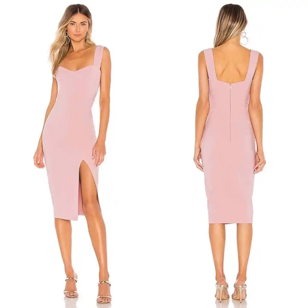 Divine Midi Dress in Dusty Pink by Nookie